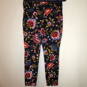 Old Navy Vibrant Floral Pixie Pants